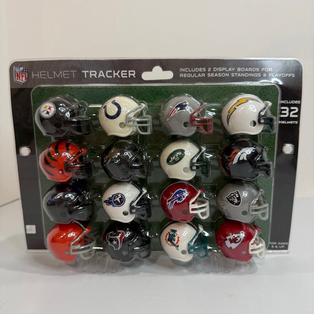 Riddell NFL Helmet Tracker Set Sealed 32 Teams Mini Helmets NEW 2009 Brand New
